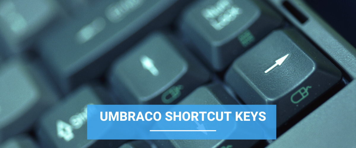 Umbraco Shortcut Keys
