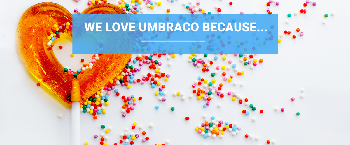 We love Umbraco because...